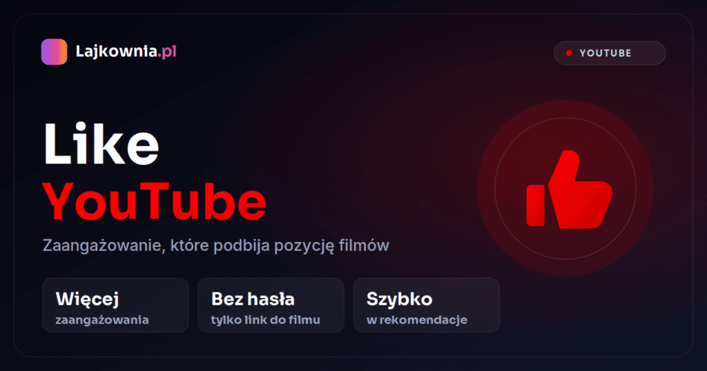 Kup lajki na YouTube pod film - Lajkownia.pl
