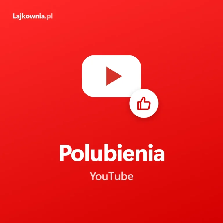 Like YouTube: kup lajki pod film lub Shorts - grafika z logo YouTube